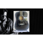 Load image into Gallery viewer, Eric Clapton signed with lyrics full size acoustic guitar with proof
