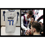 Load image into Gallery viewer, Luca Doncic Dallas Mavericks size 48 Nike game model jersey signed with proof
