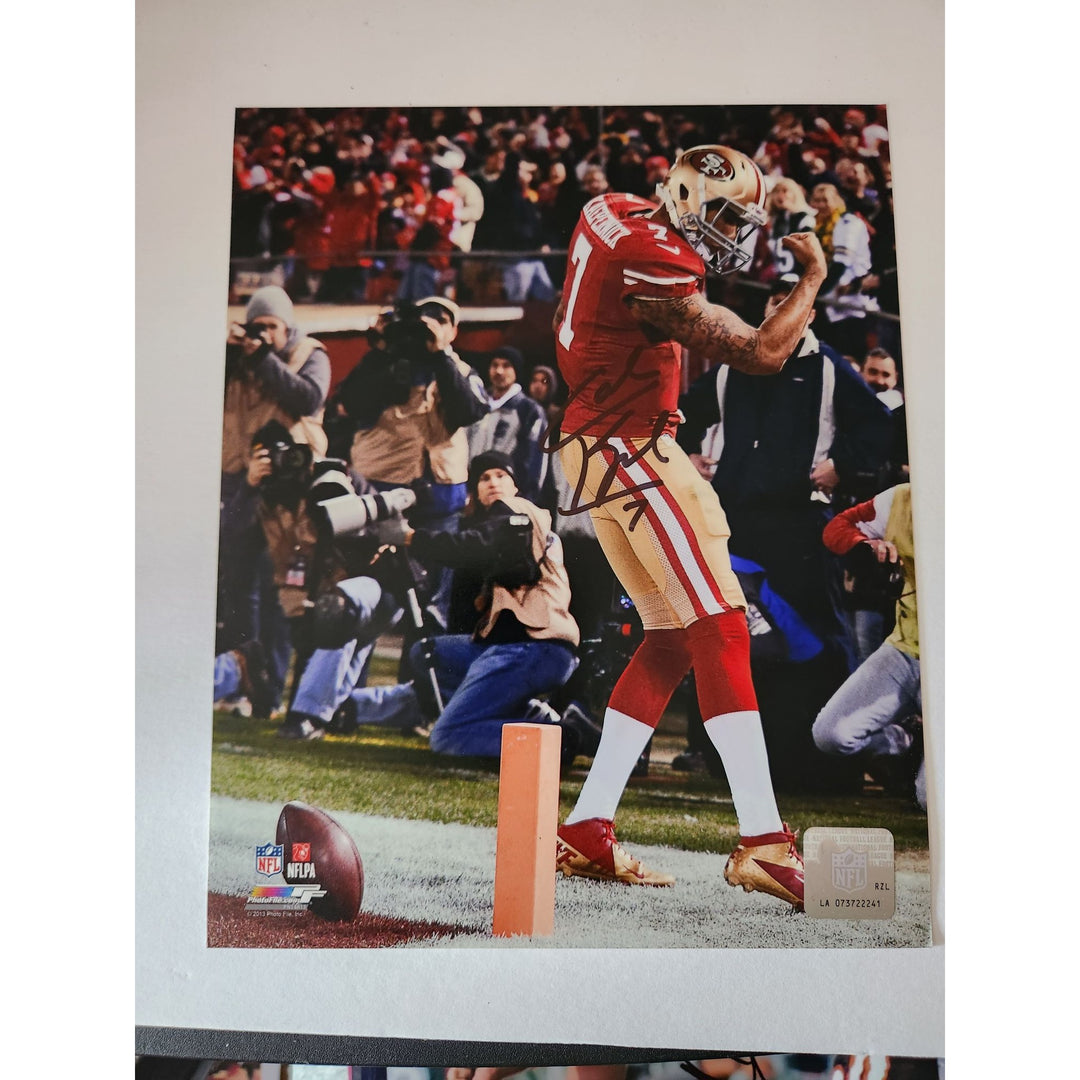 Colin Kaepernick 8x10 photo signed