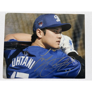 Shohei Ohtani Los Angeles Dodgers 8x10 photo signed with proof