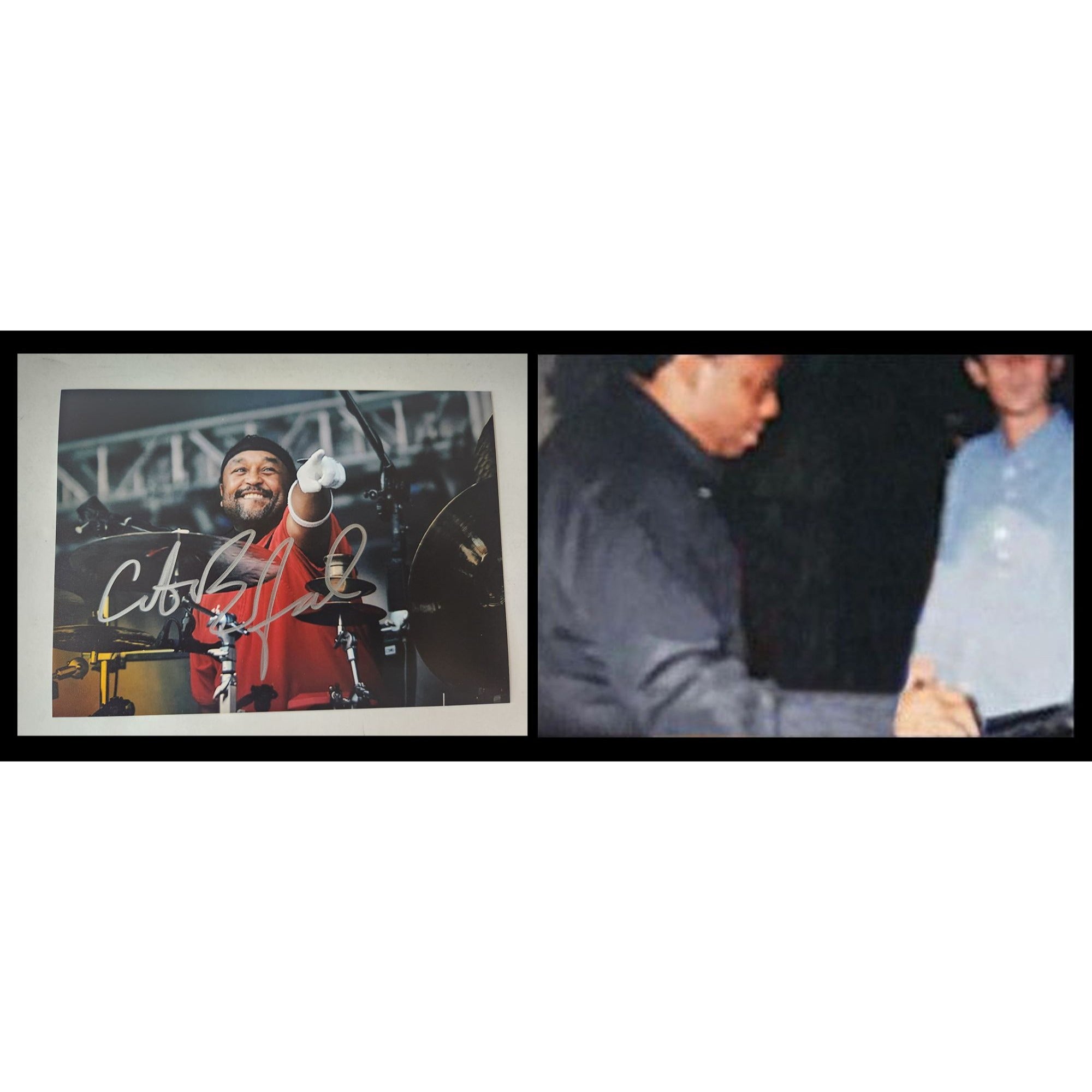 Carter Beauford legendary Dave Matthews Band drummer 5x7 photo signed with proof