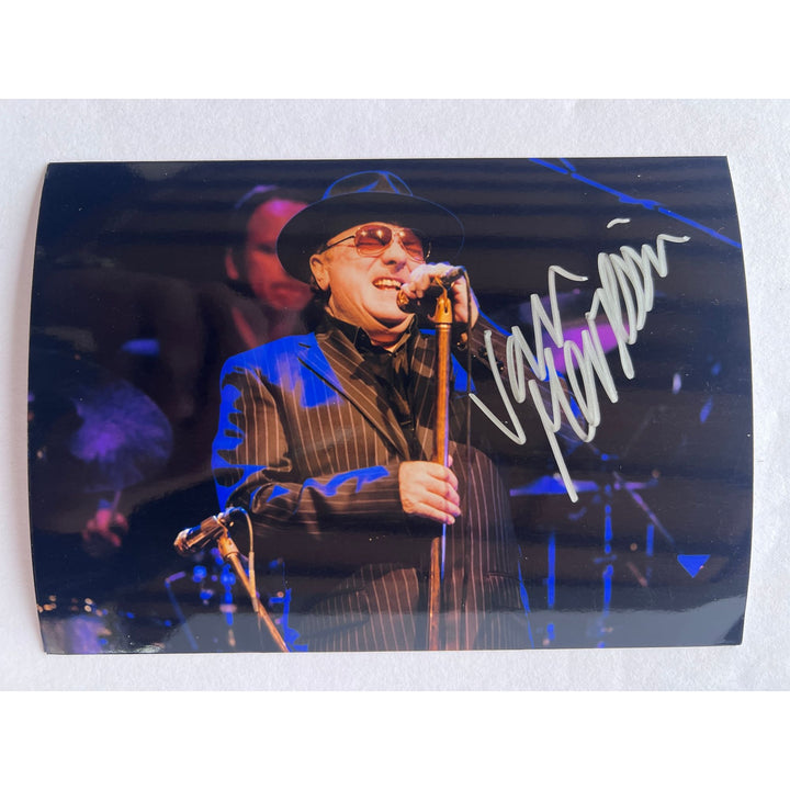 Van Morrison 5x7 photograph signed with proof