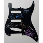 Load image into Gallery viewer, David Lee Roth Eddie and Alex Van Halen Mike Anthony Van Halen   Stratocaster electric pickguard signed with proof
