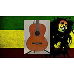 Load image into Gallery viewer, Bob Marley one-of-a-kind full size vintage acoustic guitar signed with proof
