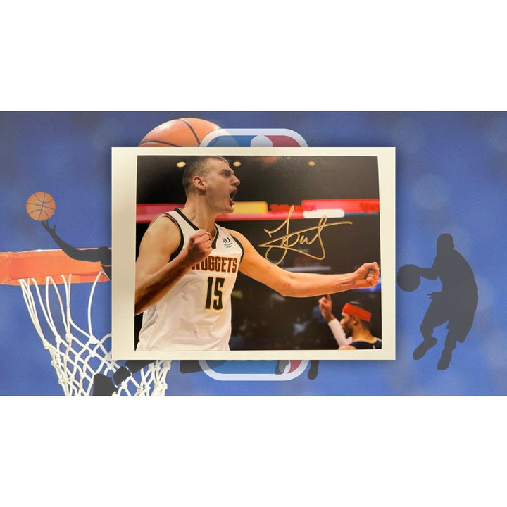 Nicola Jokic Denver Nuggets 8x10 photo signed with proof