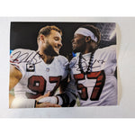 Load image into Gallery viewer, San Francisco 49ers Nick Bosa Dre Greenlaw 8x10 photograph signed with proof
