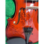 Load image into Gallery viewer, Charlie Daniels signed and inscribed &quot;The Devil Went Down To GA&quot; full size fiddle signed with proof
