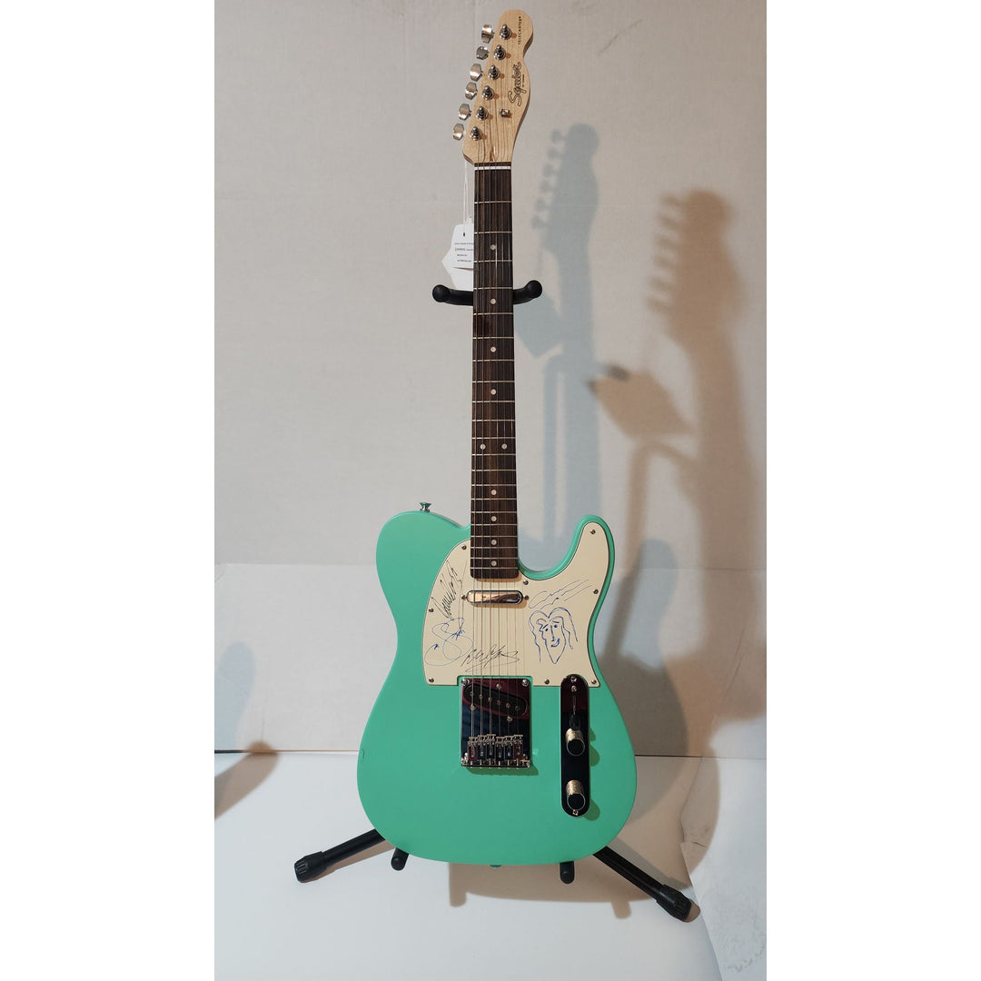 CSNY David Crosby , Stephen Stills, Graham Nash, Neil Young authentic Fender telecaster full size electric guitar signed with proof