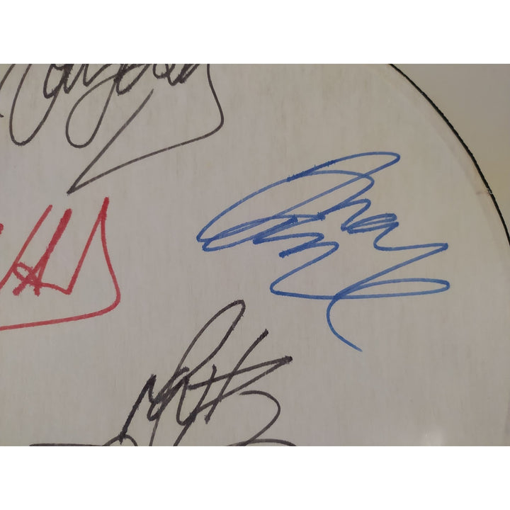 Depeche Mode David Gahan all four original members 14-in tambourine signed with proof