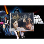 Load image into Gallery viewer, Star Wars Carrie Fisher Mark Hamill 8x10 photo signed with proof
