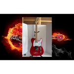 Load image into Gallery viewer, The Yardbirds Jimmy Page Jeff Beck Eric Clapton red Telecaster electric guitar signed with proof
