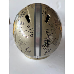 Denver Broncos Peyton Manning Von Miller John Elway Super Bowl 50 2015/16 team signed replica helmet with proof $2,499 with free acrylic dis