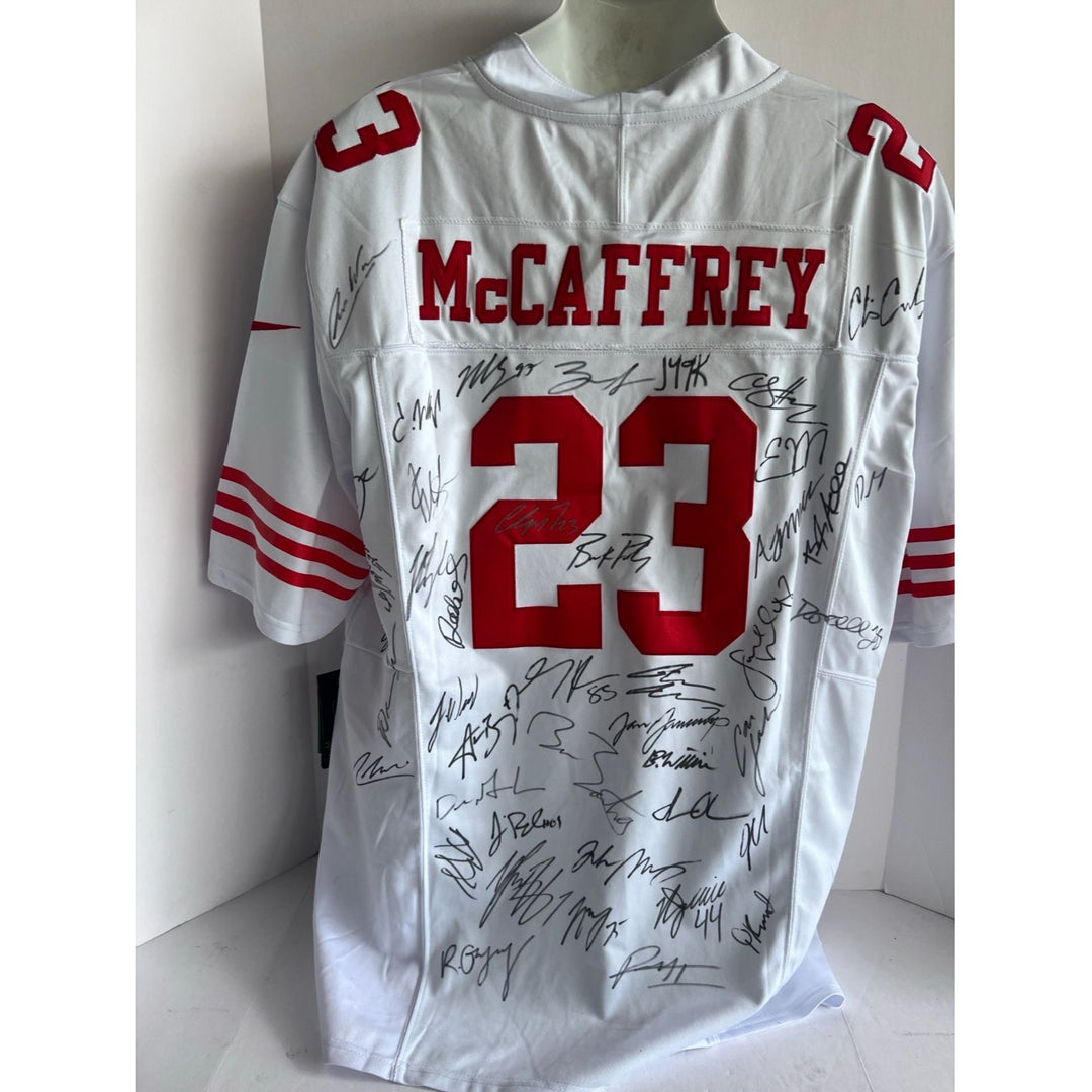 San Francisco 49ers 2023-24 Christian McCaffrey  game model  jersey team signed with proof