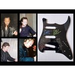 Load image into Gallery viewer, Metallica James Hetfield Lars Ulrich Kirk Hammett  Stratocaster electric pickguard signed with proof
