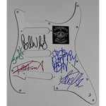 Load image into Gallery viewer, Aerosmith Steven Tyler Joe Perry Stratocaster electric pickguard signed with proof
