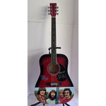 Load image into Gallery viewer, Creedence Clearwater Revival CCR John Fogerty Doug Clifford &amp; Stu Cook full size acoustic guitar signed with proof
