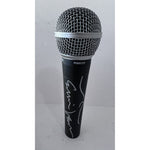 Load image into Gallery viewer, Eddie Vedder Pearl Jam lead singer microphone signed with proof and sketch
