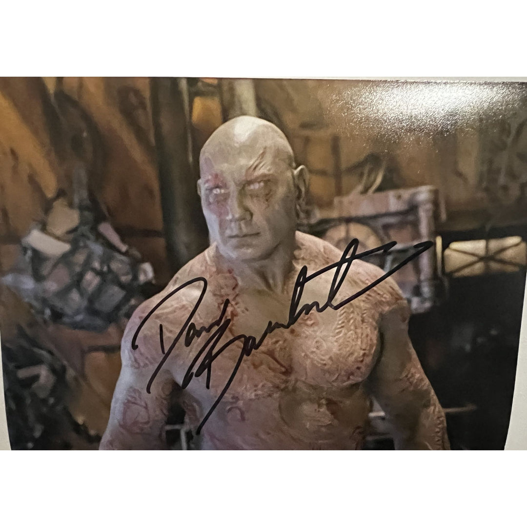 David Bautista  "Drax" in Marvels' Guardians of the Galaxy 5x7 photo signed with proof