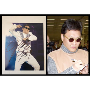 PSY Park Jae Sang 8x10 photo signed with proof