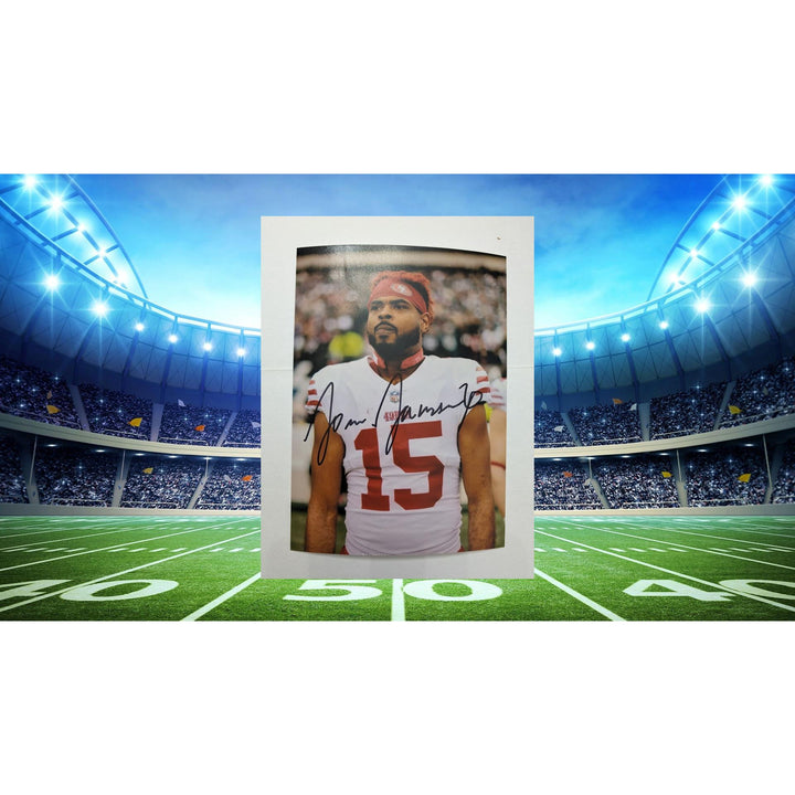 Jauan Jennings San Francisco 49ers 5x7 photo signed