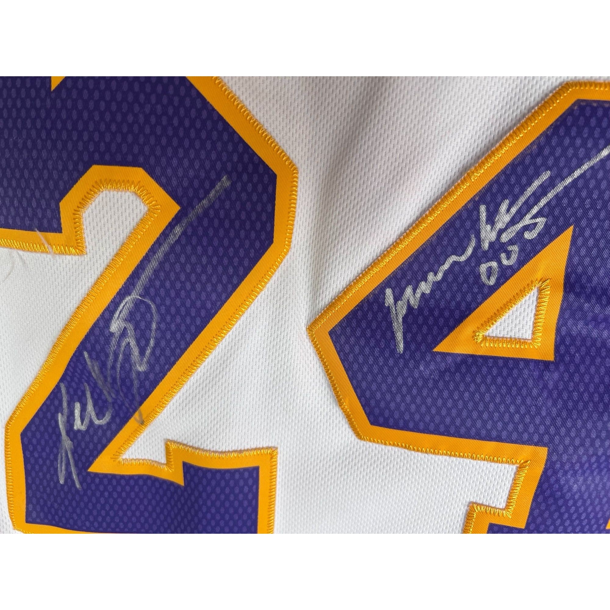 Kobe Bryant signed and inscribed "Black Mamba" Los Ageles Lakers (SIZE LARGE) jersey with proof