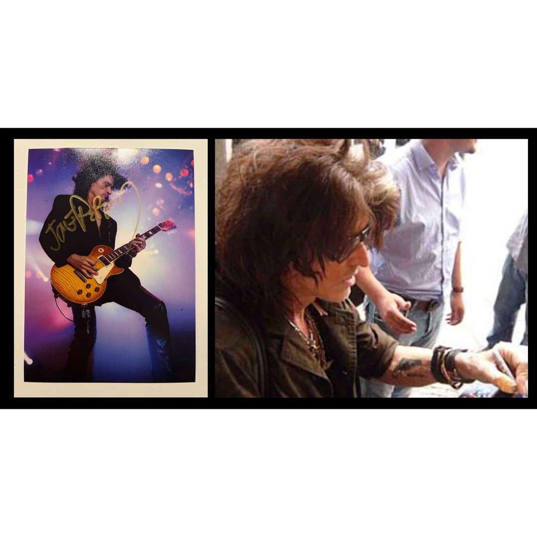 Joe Perry of Aerosmith 5x7 photo sign with proof