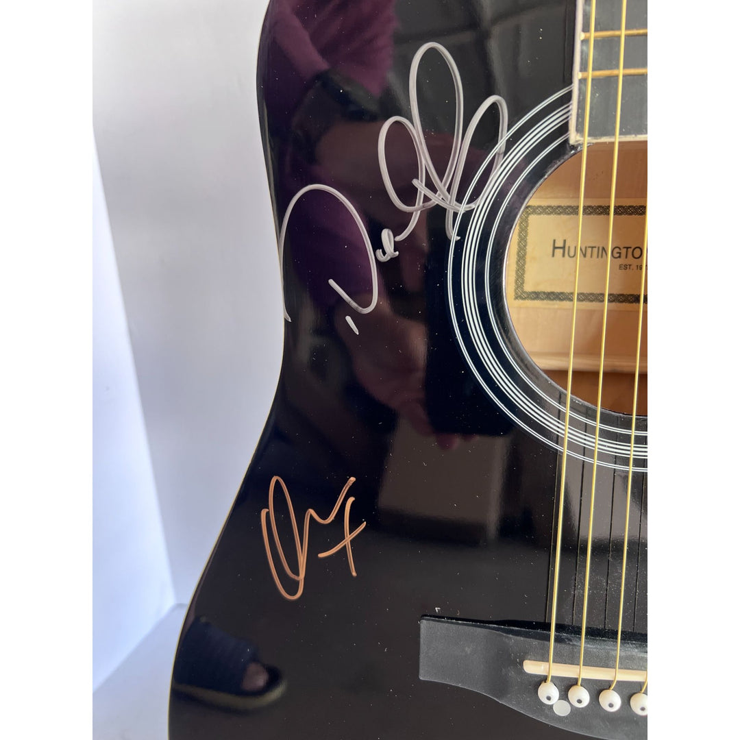 Harry Styles One Direction full size acoustic guitar signed with proof