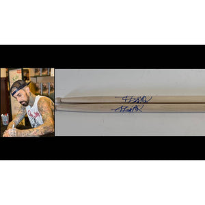 Travis Barker Blink-182 Drumsticks signed with proof