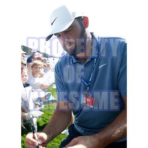 Scotty Scheffler two-time Masters champion 8x10 photo signed with proof