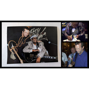 Eric Clapton Riley BB King 5x7 photograph signed with proof