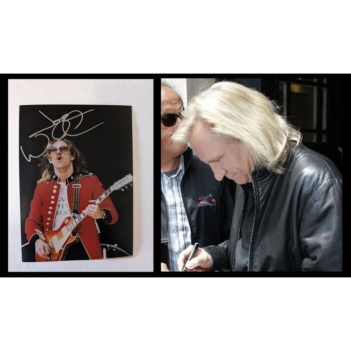 Joe Walsh 5x7 photograph signed with proof