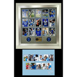 Load image into Gallery viewer, Detroit Lions Dan Campbell, Jared Goff, Aidan Hutchinson, Frank Ragnow, Penei Sewell, Amon-Ra St. Brown 15 5X7 photos signed and framed 28x2
