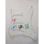 Load image into Gallery viewer, Vinnie Paul Dimebag Darrell Abbott Pantera Fender electric guitar Stratocaster pickguard signed with proof
