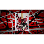 Load image into Gallery viewer, Eddie Van Halen Frankenstein Fender Stratocaster electric guitar signed by David Lee Roth Eddie Van Halen Michael Anthony Sammy Hagar
