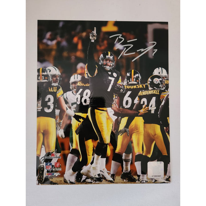 Pittsburgh Steelers Ben Roethlisberger 8x10 photo signed with proof