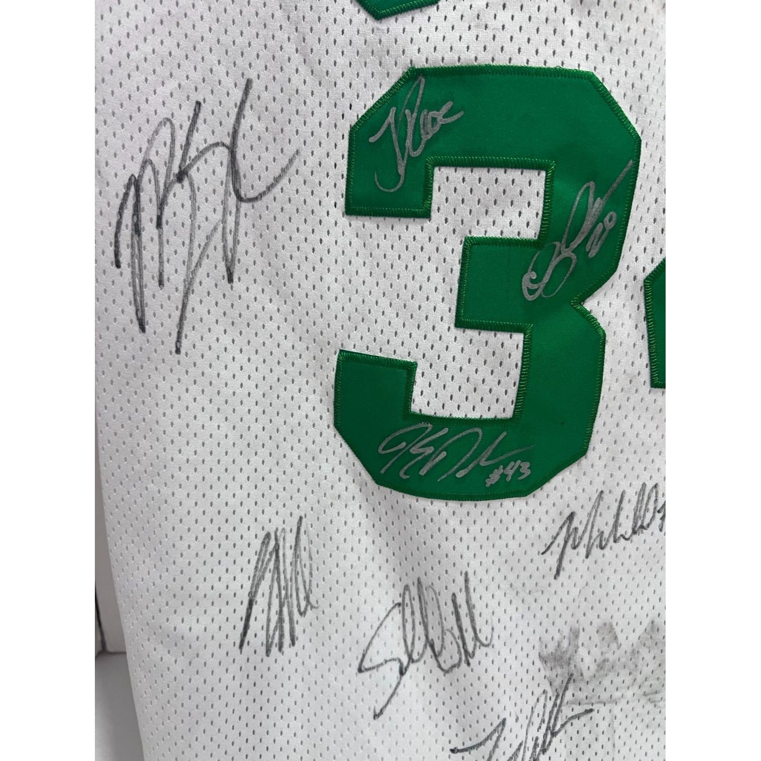 Boston Celtics 2007 2008 NBA champions Paul Pierce Kevin Garnett Ray Allen team sign game model jersey with proof