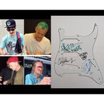 Load image into Gallery viewer, Red Hot Peppers Anthony Kiedis, Flea, Chad Smith, John Frusciante  Fender Stratocaster electric guitar pick guard signed with proof
