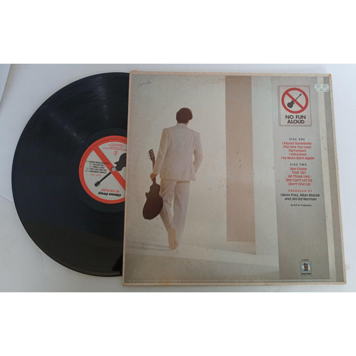 Glenn Frey "No Fun Allowed" LP signed with proof