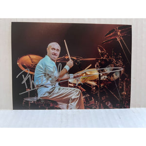 Phil Collins legendary Genesis drummer 5x7 photo signed with proof