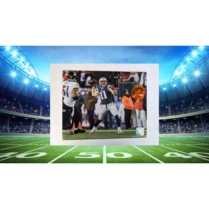 Julian Edelman New England Patriots future Hall of Famer 8x10 photo signed with proof