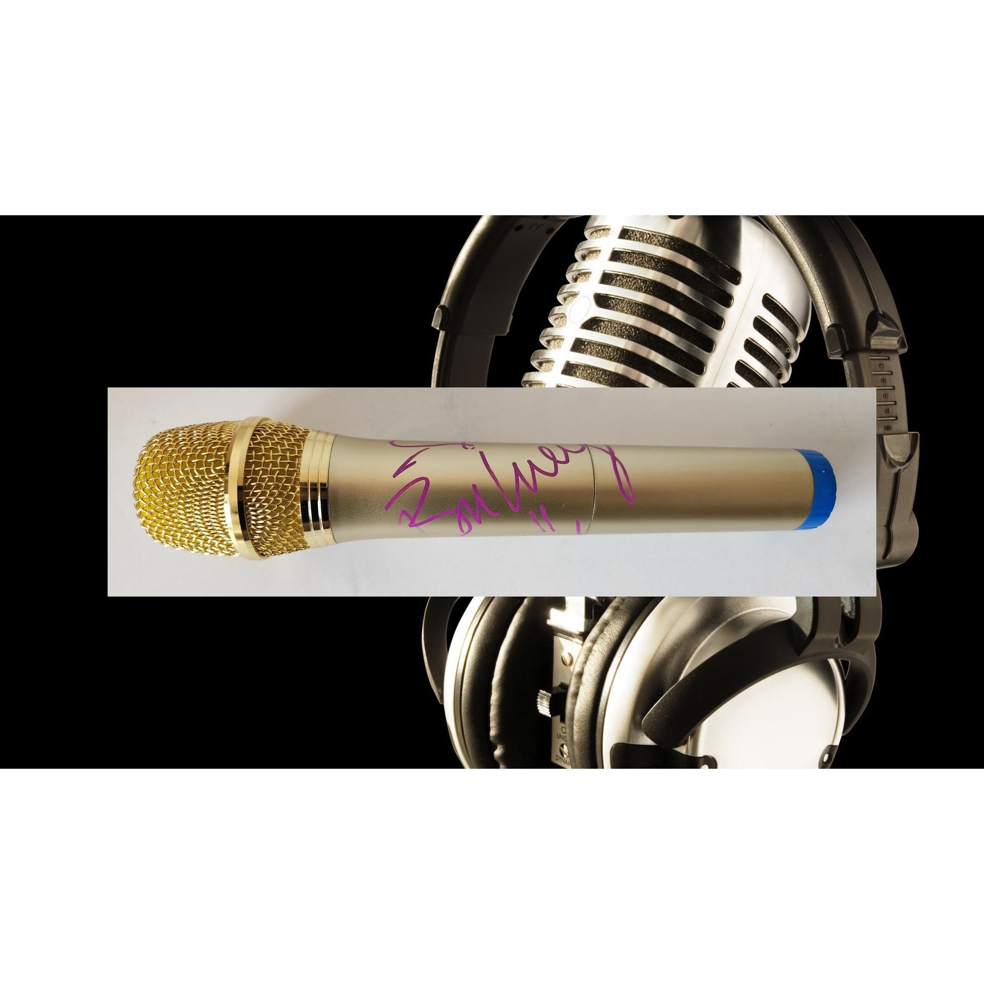 Britney Spears One of a Kind microphone signed with proof