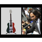 Load image into Gallery viewer, Marco Antonio Solis full size Mexican flag acoustic guitar signed with proof
