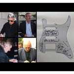 Load image into Gallery viewer, Pink Floyd David Gilmour Richard Wright Nick Mason Roger Waters Fender Stratocaster electric guitar pick guard signed with proof
