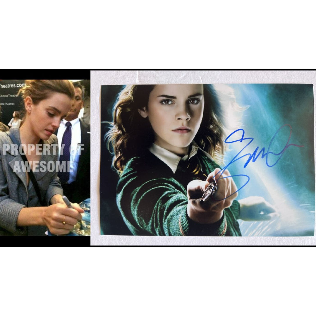 Emma Watson Hermoine Granger Harry Potter 5 x 7 photo signed with proof