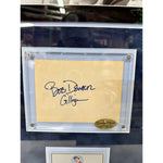 Load image into Gallery viewer, Bob Denver &quot; Gilligan on the 1964–1967 television series Gilligan&#39;s Island&quot; autograph book page signed and framed 17x30 inches
