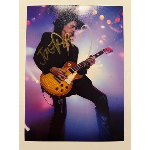 Joe Perry of Aerosmith 5x7 photo sign with proof