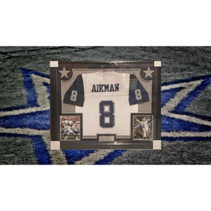 Troy Aikman Dallas Cowboys game model jersey framed and signed with  proof