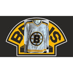 Load image into Gallery viewer, Boston Bruins game model Jersey all-time great signed Milt Schmidt Johnny Bucyik Ray Bourque Bobby Orr Phil Esposito
