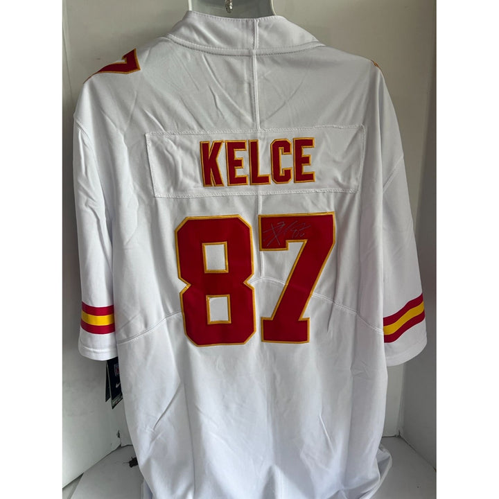 Travis Kelce Kansas City Chiefs Nike extra large game model jersey signed with proof