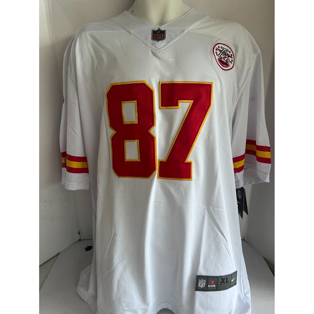 Travis Kelce Kansas City Chiefs Nike extra large game model jersey signed with proof